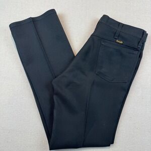 Vintage Wrangler Mens 35x34 Black Dress Pants Wrancher Western Slacks USA Made